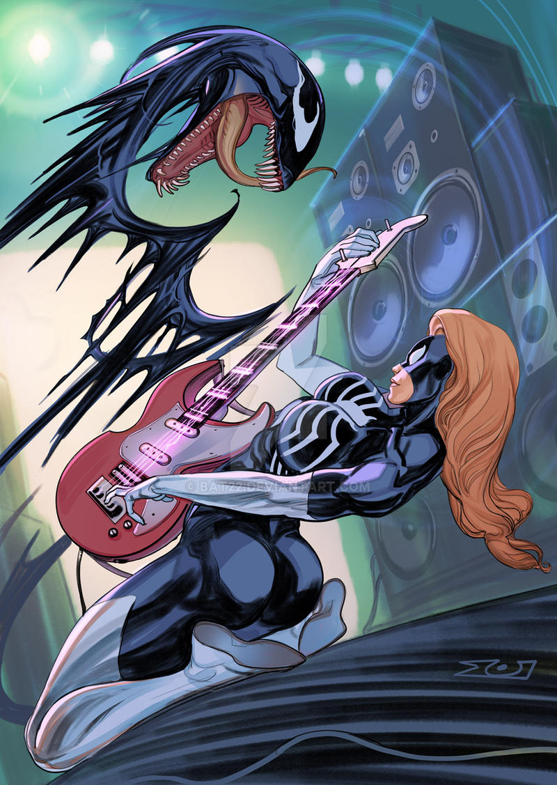 Spider-Woman / Venom by Bat22 on DeviantArt