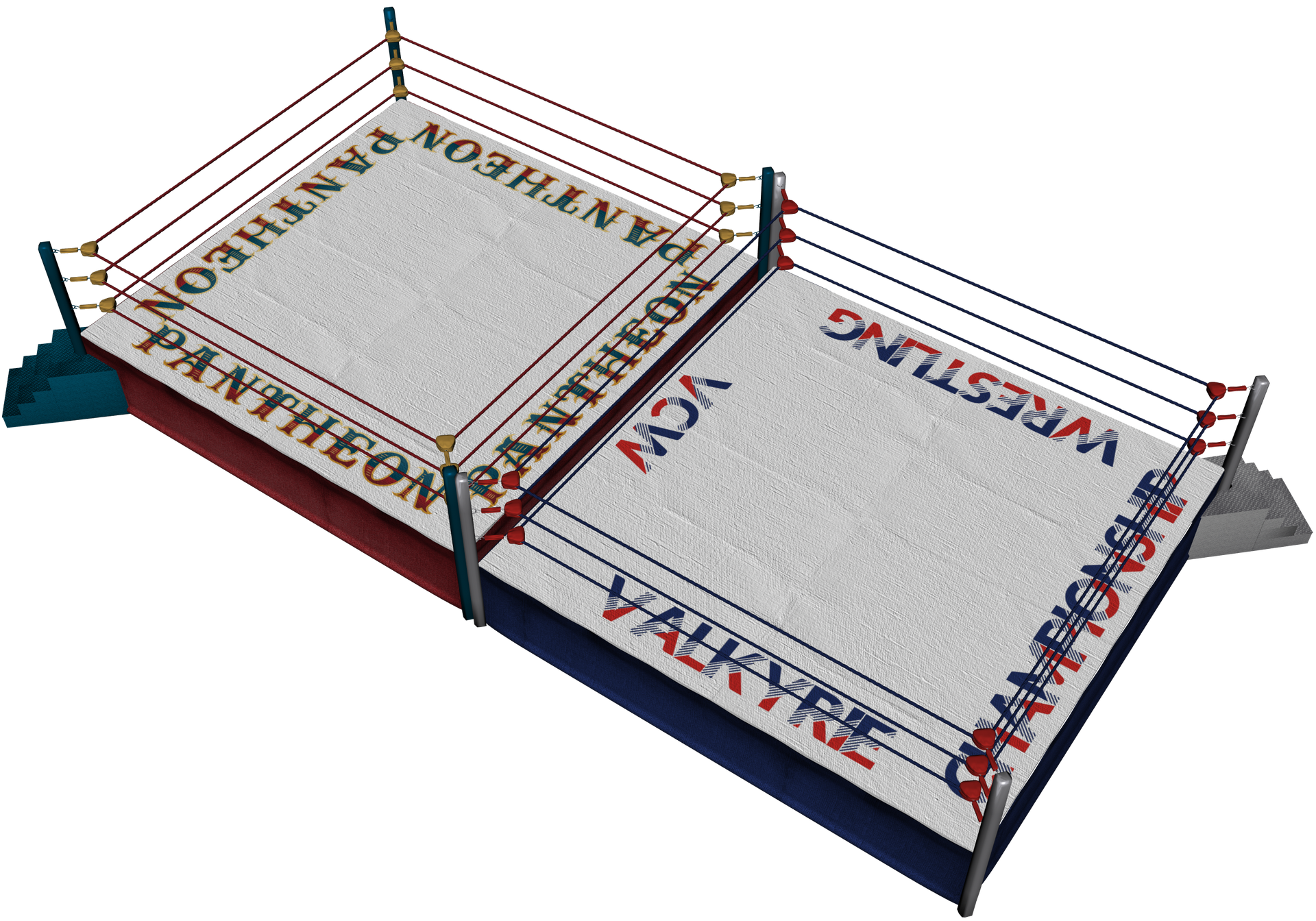 Custom Wrestling Rings Wrestling Rings by Bat22 on DeviantArt