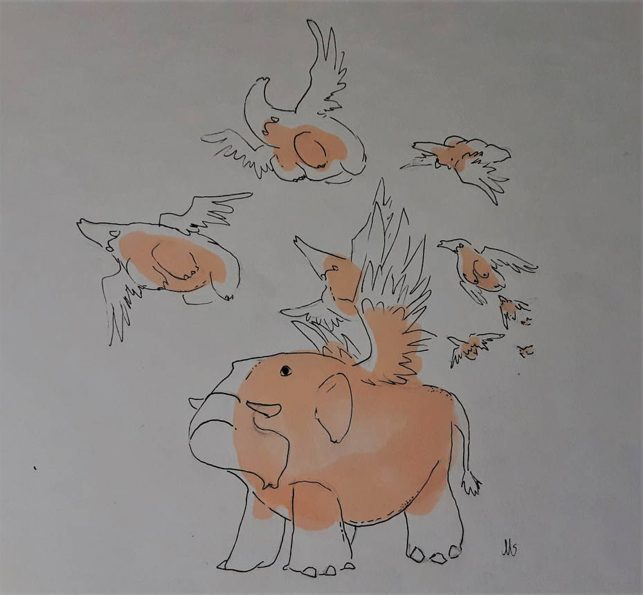 The Flying Elephants by Cloudjumper2007 on DeviantArt