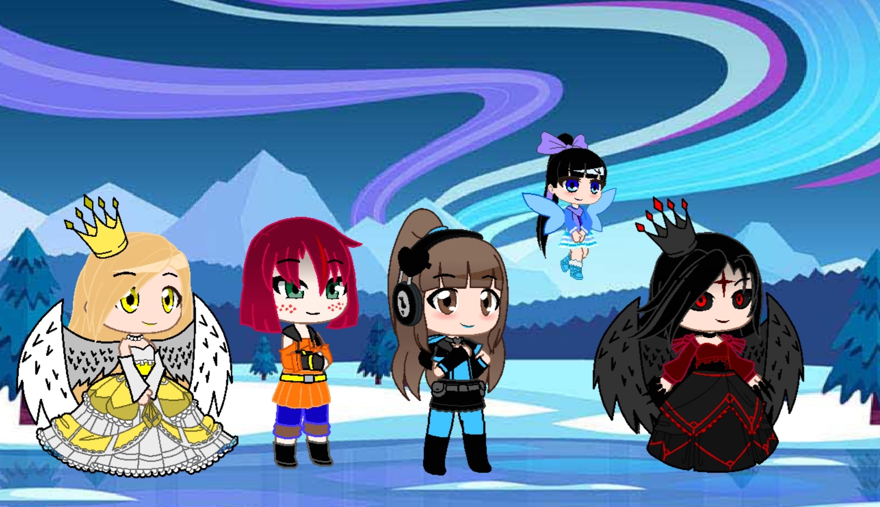 The Main 6 (Gacha Club Edition) by Rain-Fireheart on DeviantArt