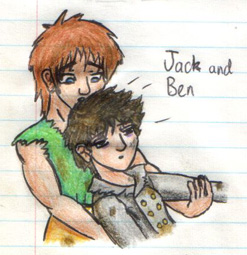 Jack catching Ben by fedishi
