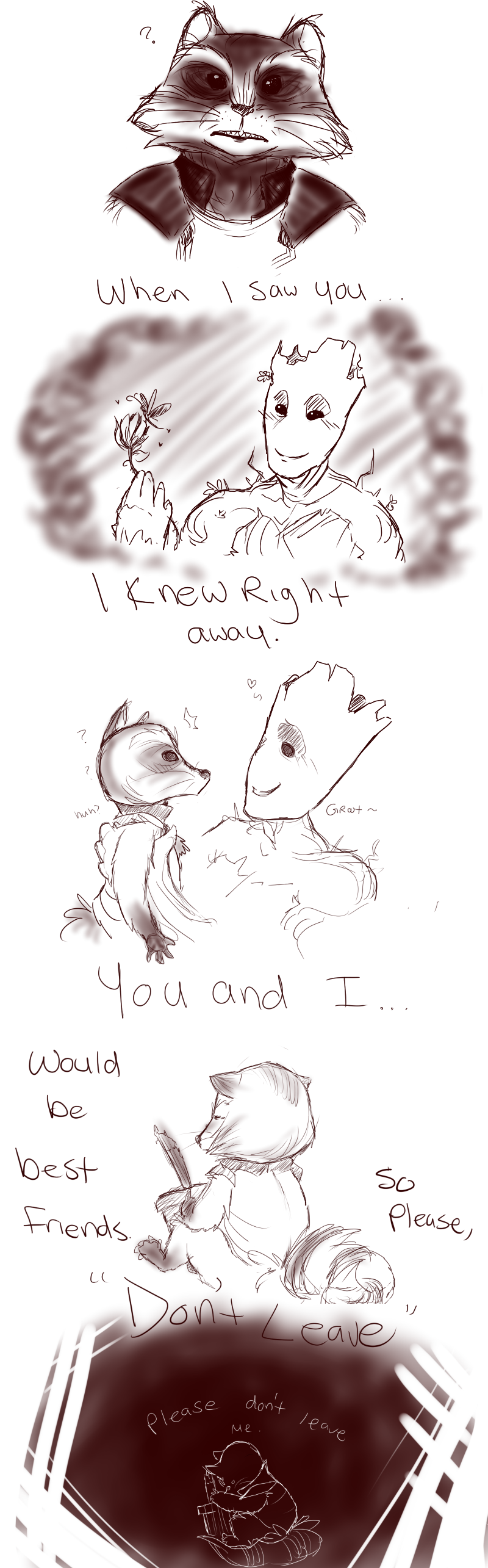 Dont Leave...((GOTG Spoilers!))