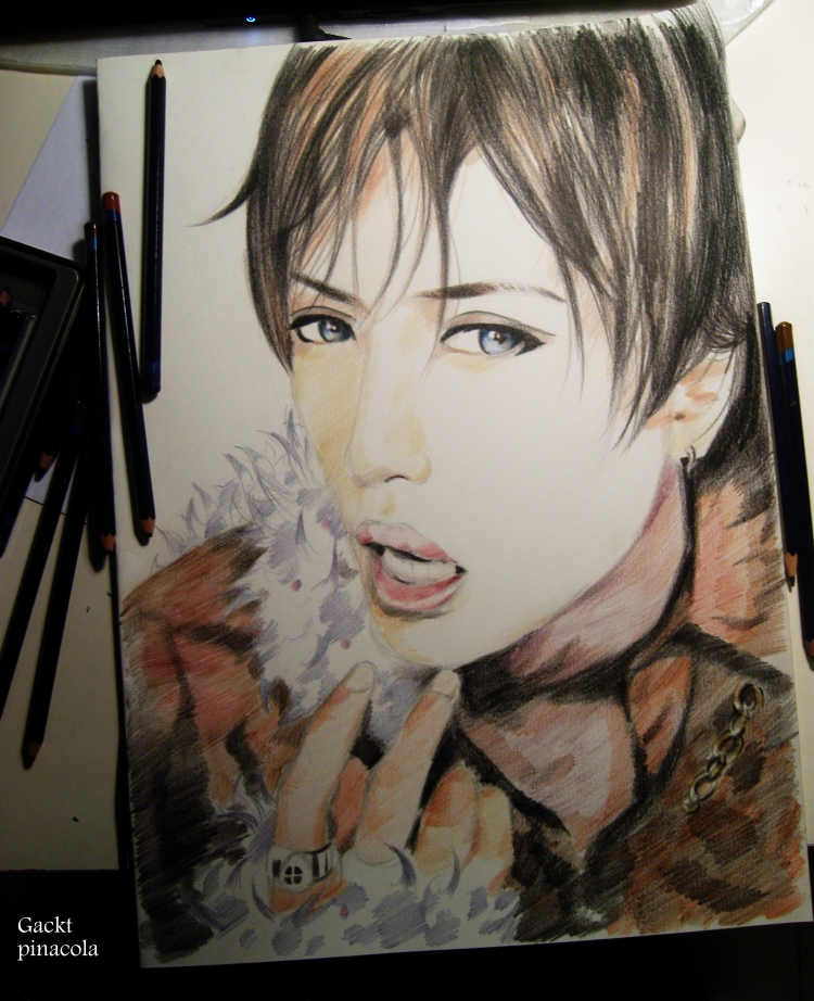 Gackt drawing. Complete