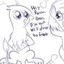 Gilda and Rainbow Dash - Childhood friends