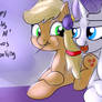 Rarity and Applejack