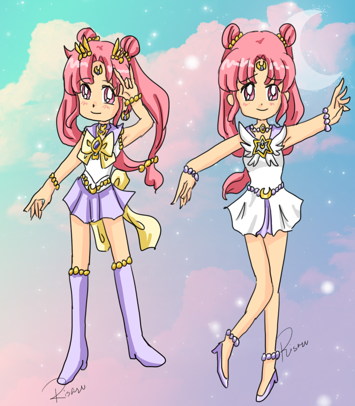 Sailor Elysion Moon and ultimate form