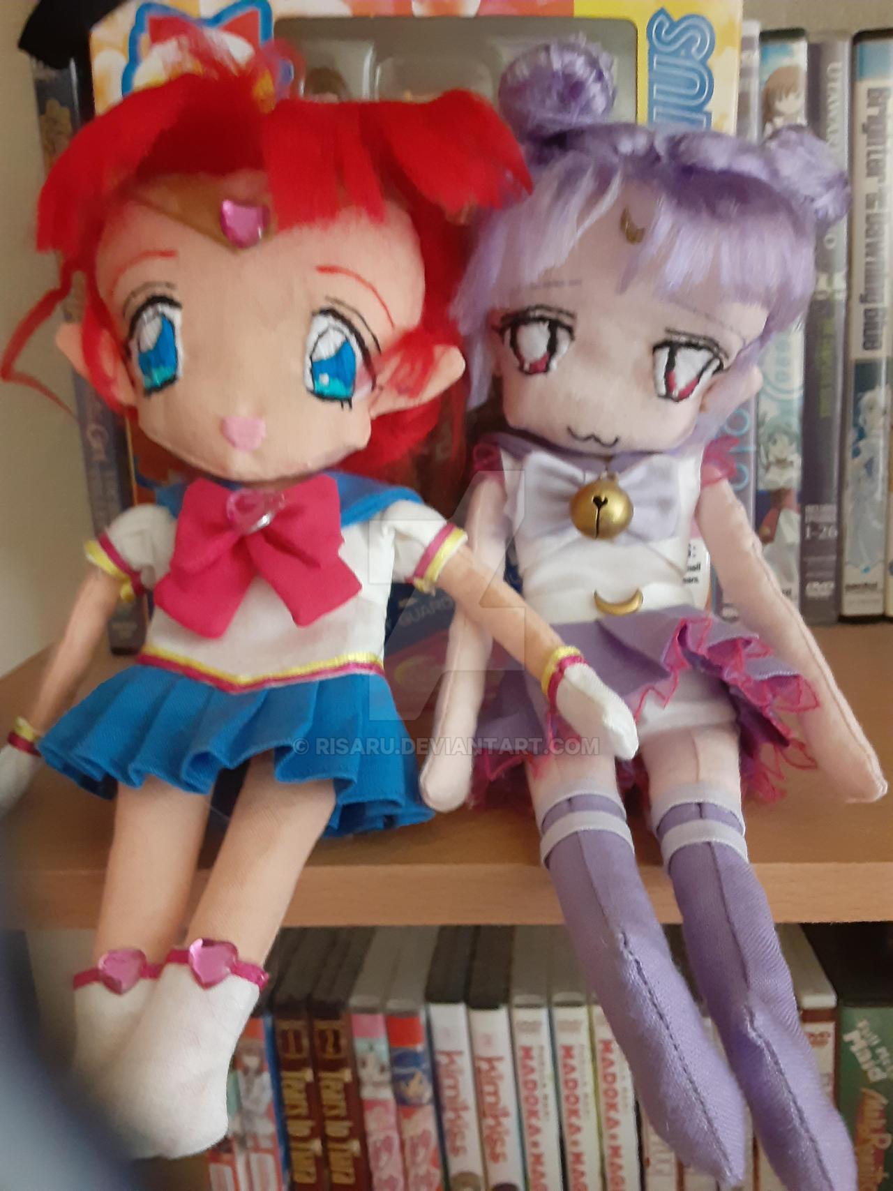 Chibi chibi moon and sailor diana ragdoll by Risaru on DeviantArt