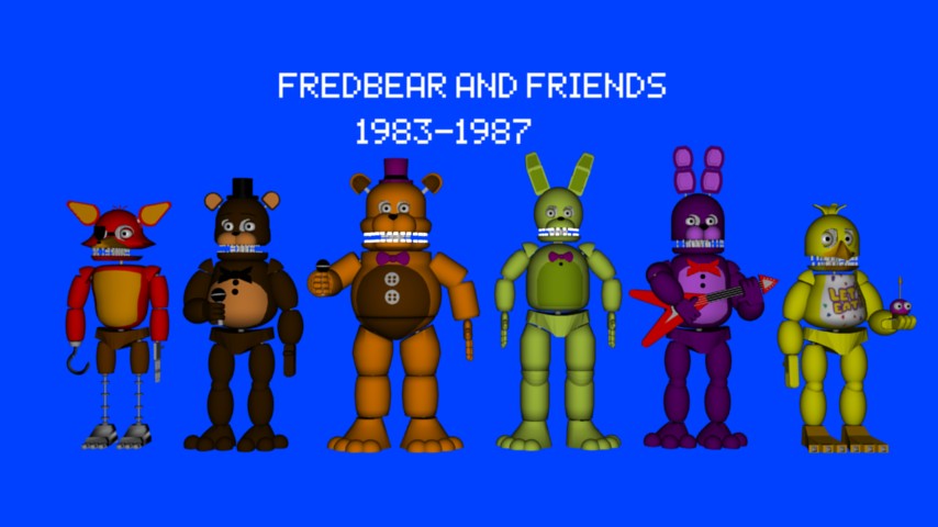 Fredbear And Friends by fernandiux2018 on DeviantArt