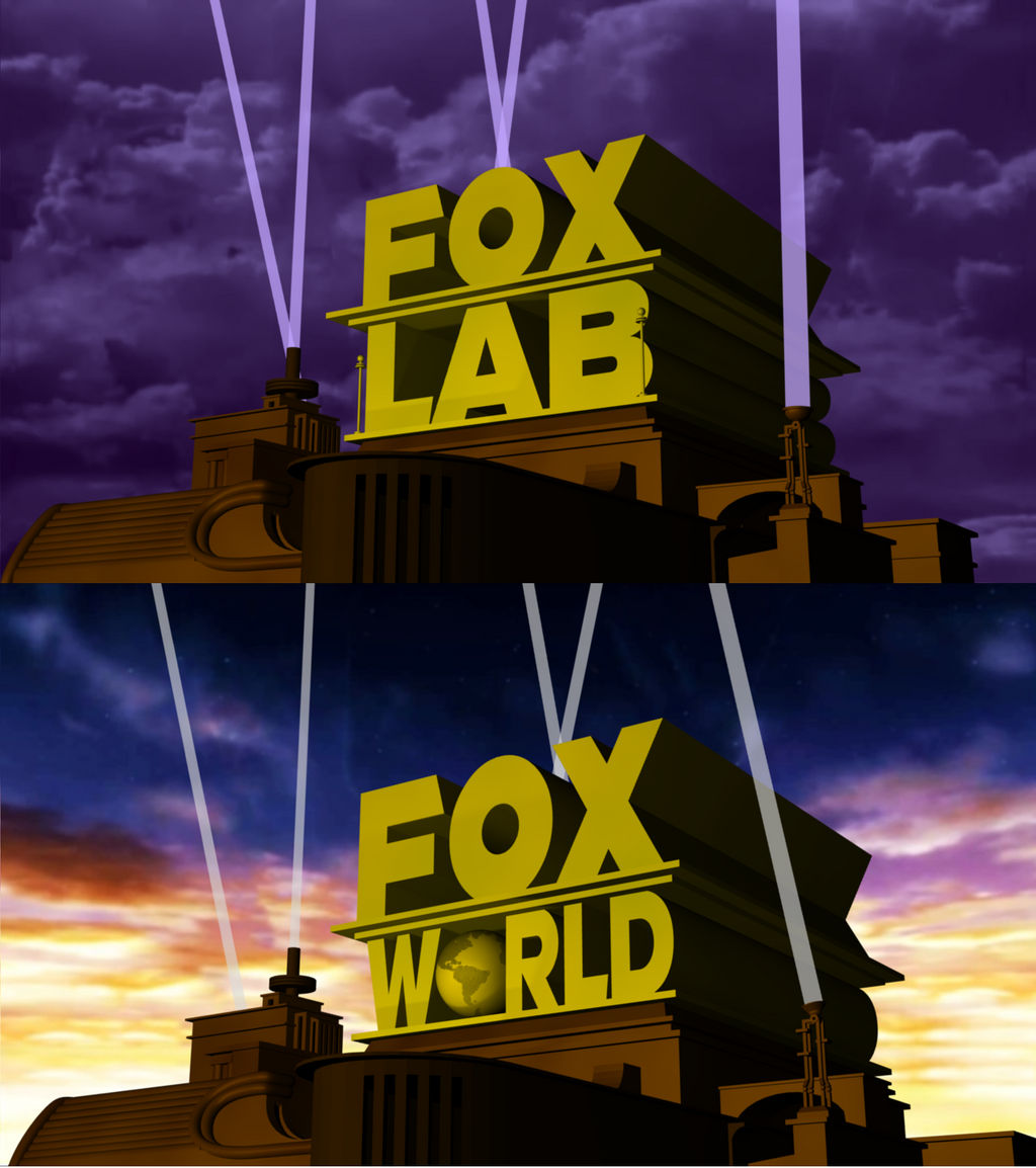 Fox Lab and Fox World logo remake