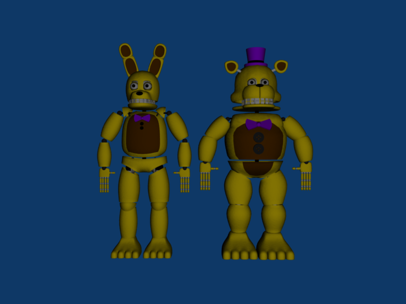 project fredbear:Springbonnie - Download Free 3D model by