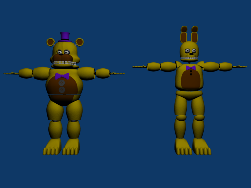 1983/1987 Fredbear in FNaF 4 by RealZBonnieXD on DeviantArt