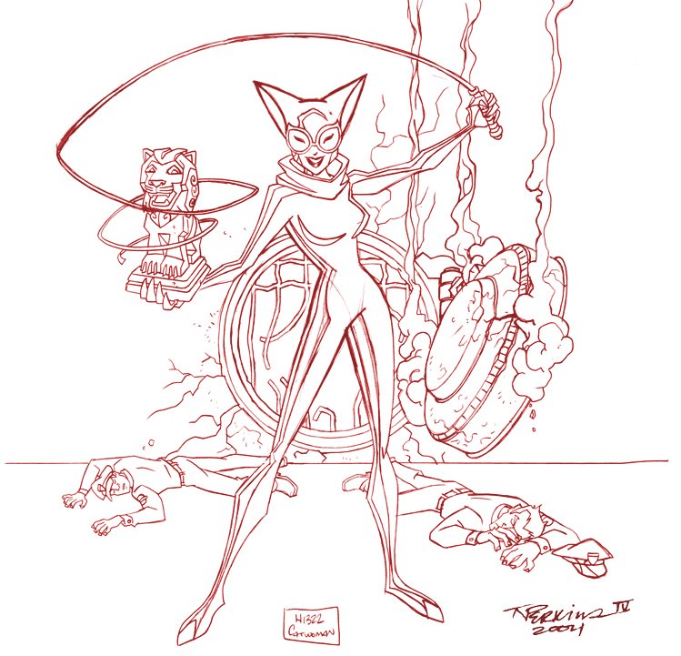 Vintage Work : Rough CatWoman