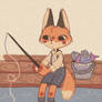 Fishing Fox
