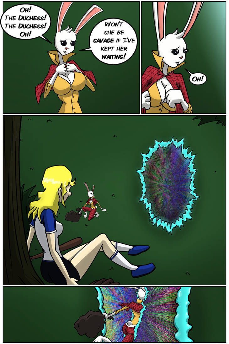 Alice Beaver Alice in Wonderland - Page 4 by ProfanityBeaver on DeviantArt
