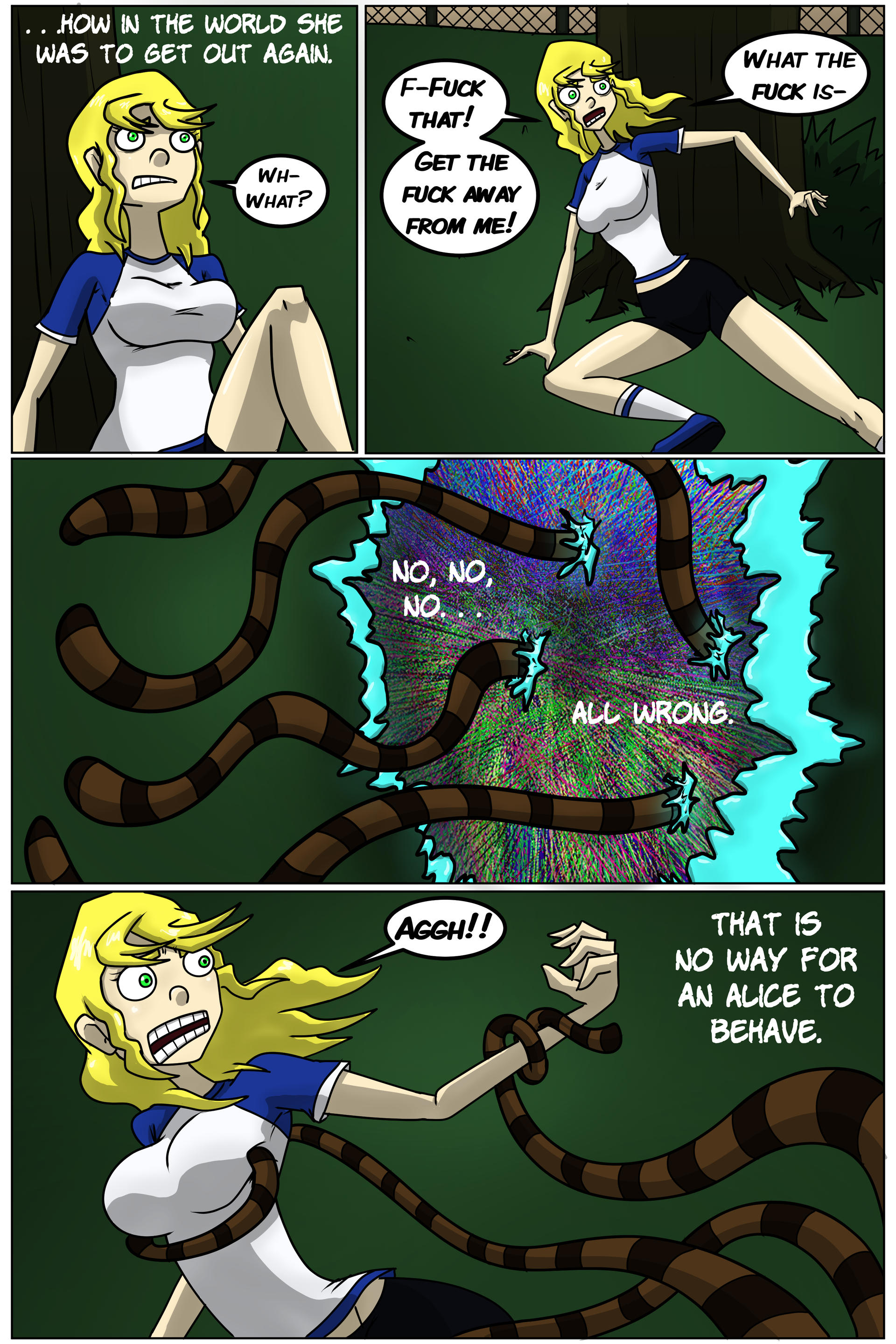 Alice Beaver Alice in Wonderland - Page 6 by ProfanityBeaver on DeviantArt