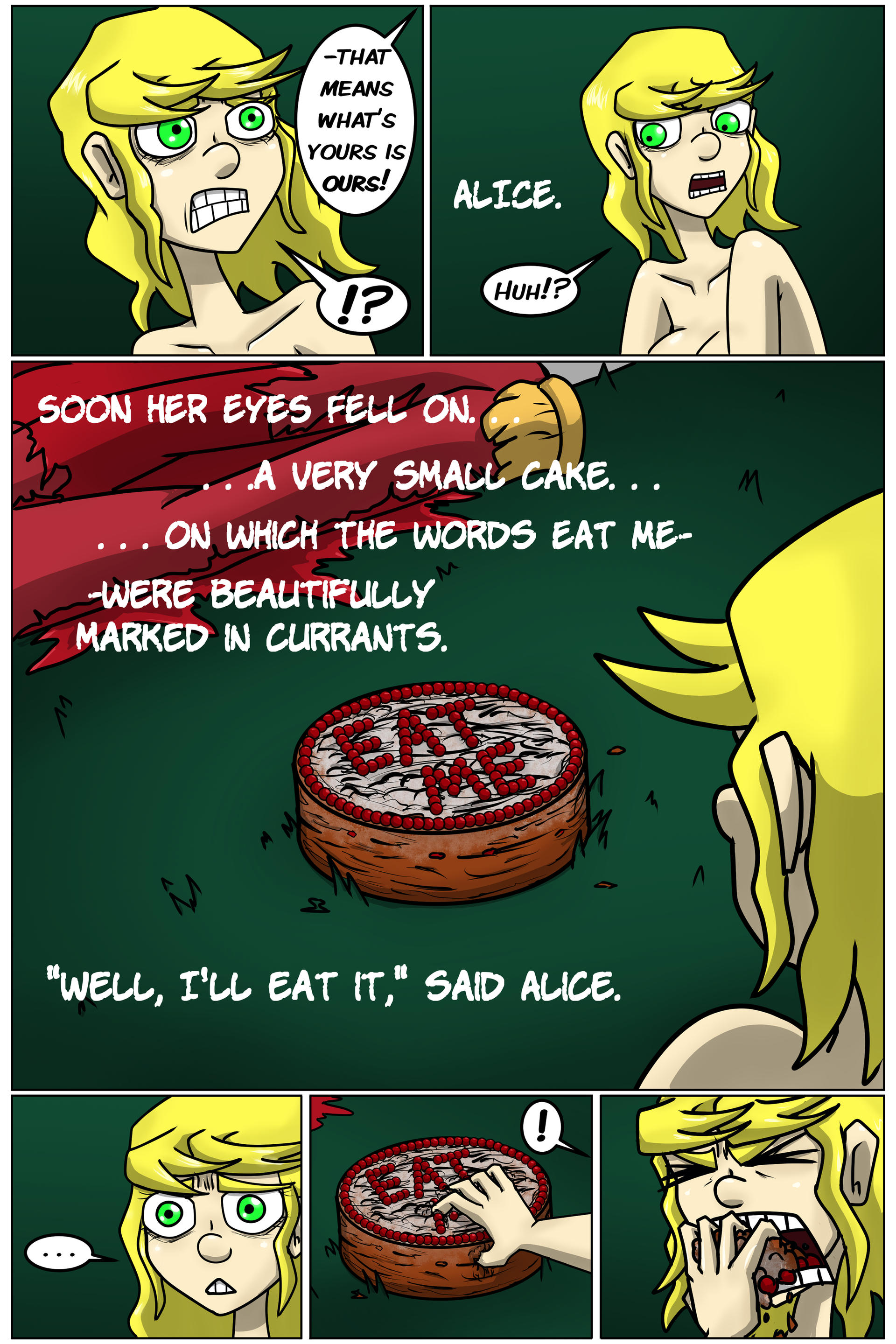 Alice Beaver Alice in Wonderland - Page 21 by ProfanityBeaver on DeviantArt