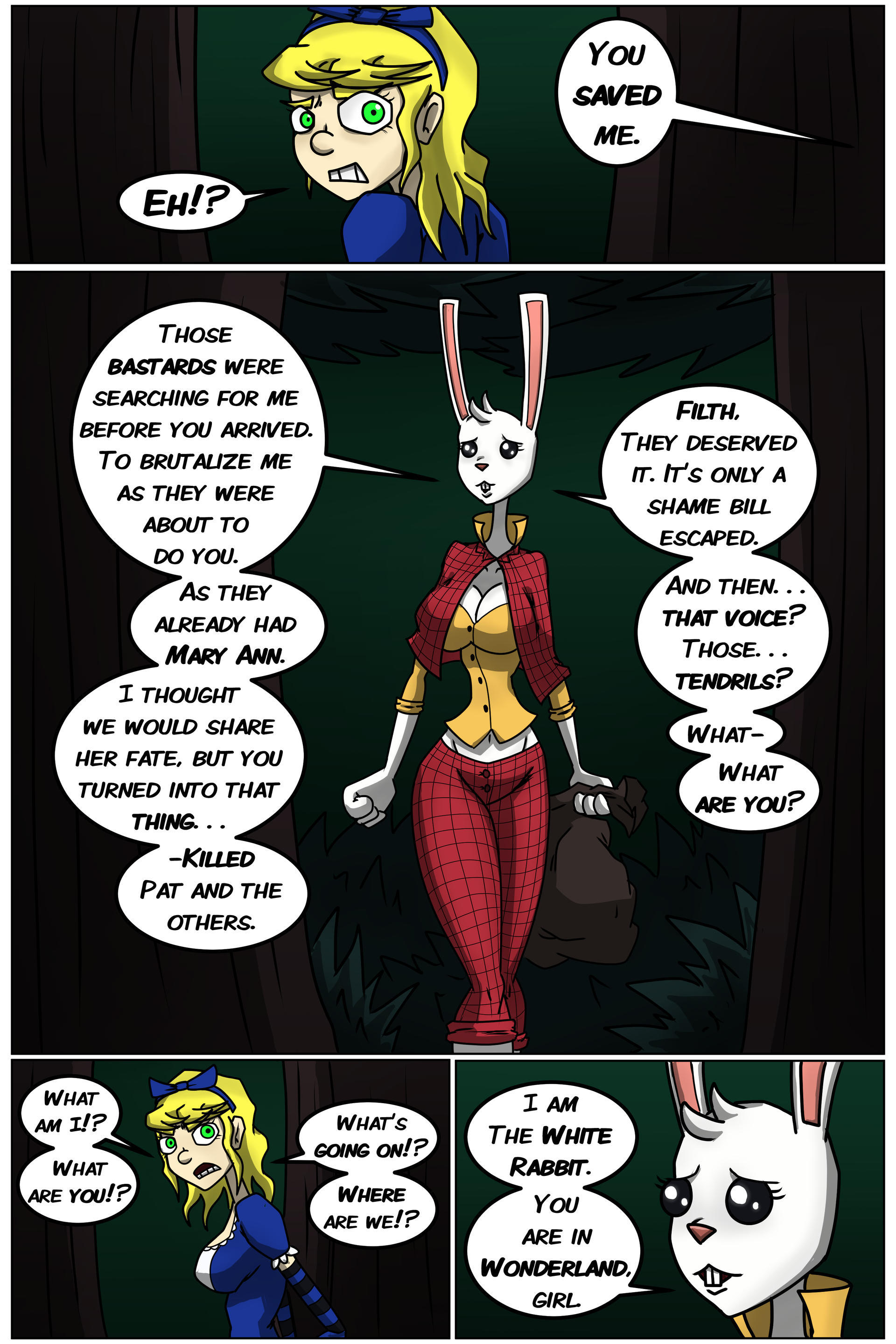 Alice Beaver Alice in Wonderland - Page 33 by ProfanityBeaver on DeviantArt