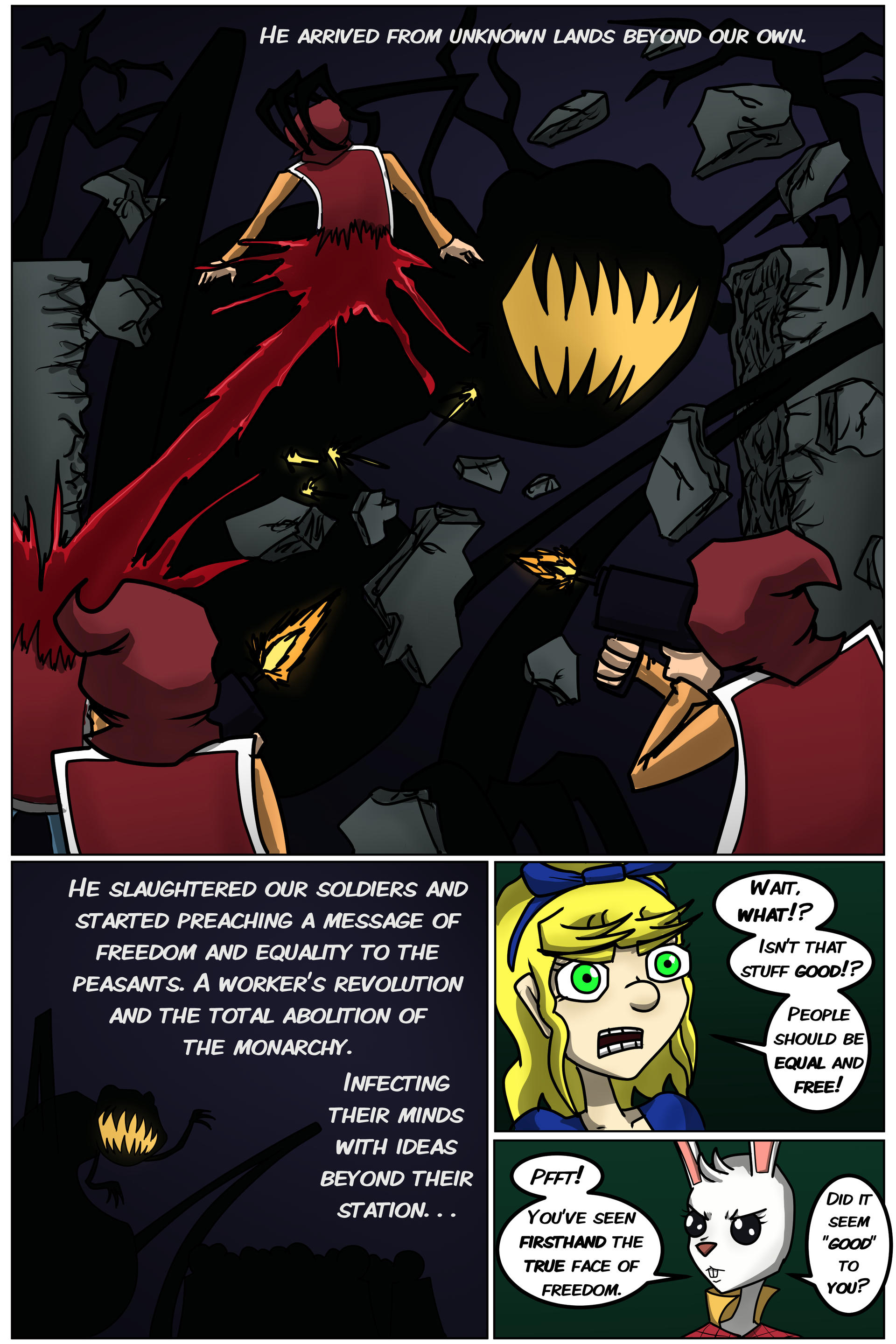 Alice Beaver Alice in Wonderland - Page 35 by ProfanityBeaver on DeviantArt