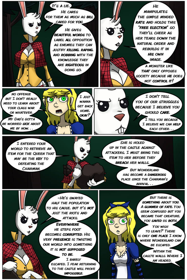 Alice Beaver Alice in Wonderland - Page 36 by ProfanityBeaver on DeviantArt