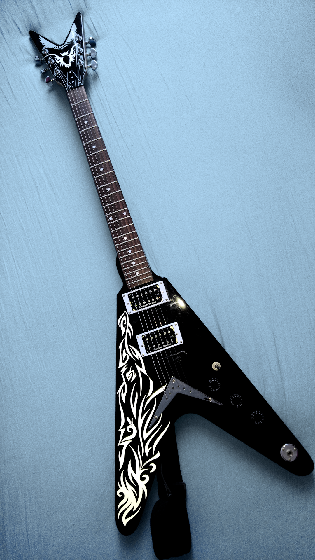 Dean VX vinyl tribal design by JaydoDre on DeviantArt