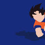 Goku dragonball z minimalistic