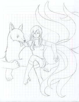 kitsune and juneangel