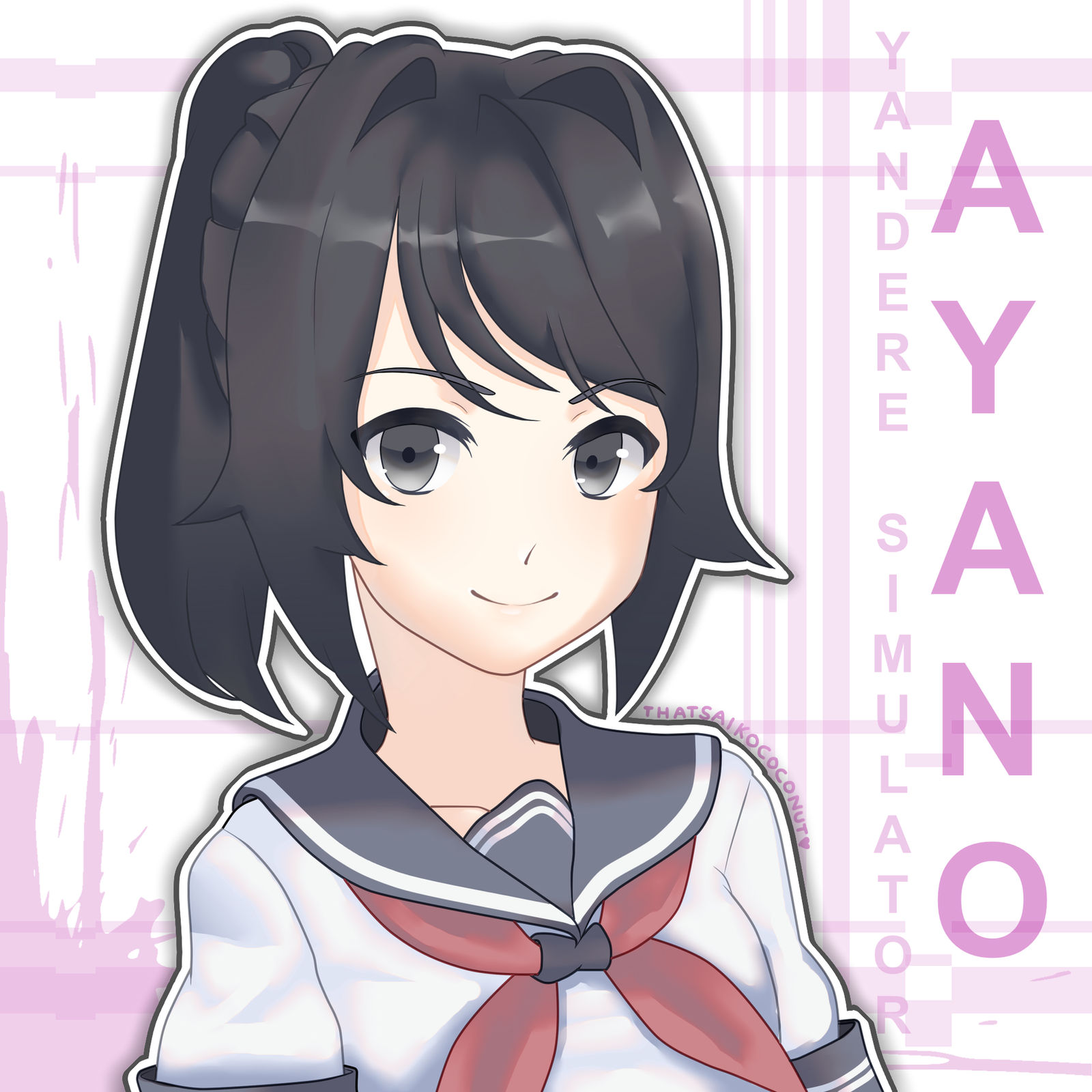 Yandere Simulator Ayano Aishi By ThatSaikouCoconut On DeviantArt yandere-simulator-ayano-aishi-by-thatsaikoucoconut-on-deviantart