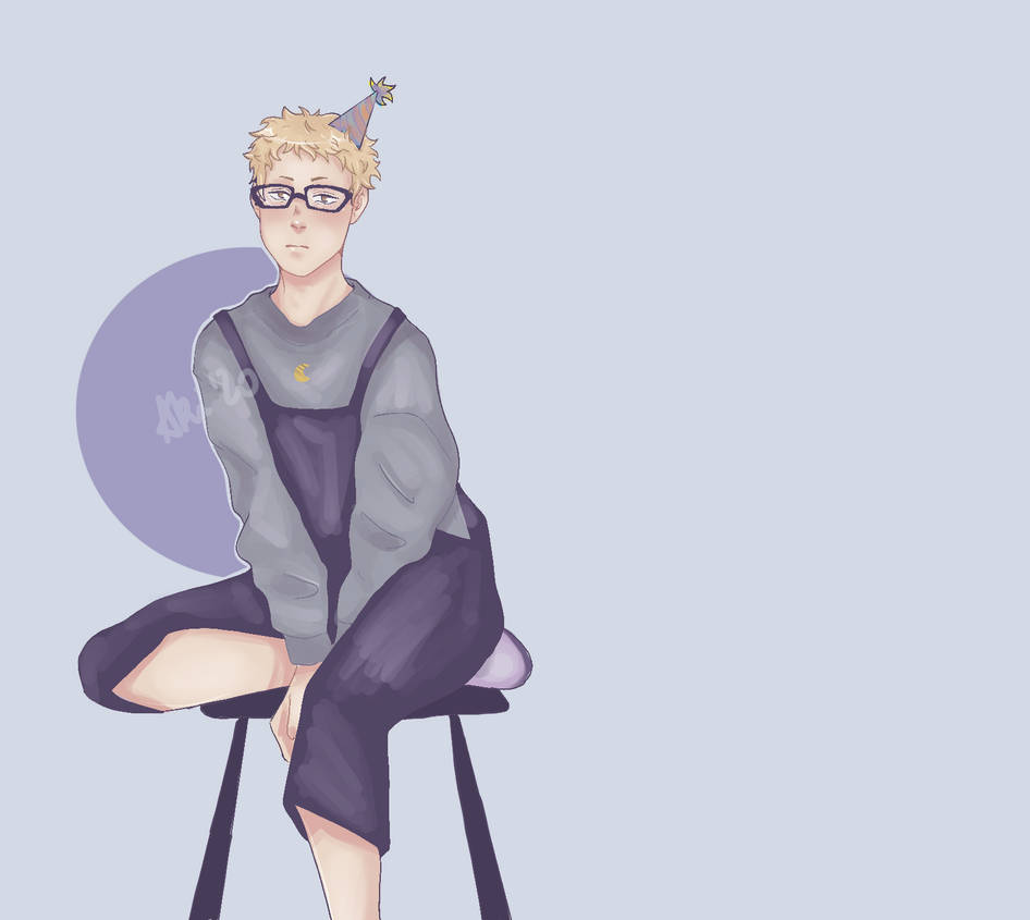 Tsukishima Kei birthday fanart by yudareh on DeviantArt