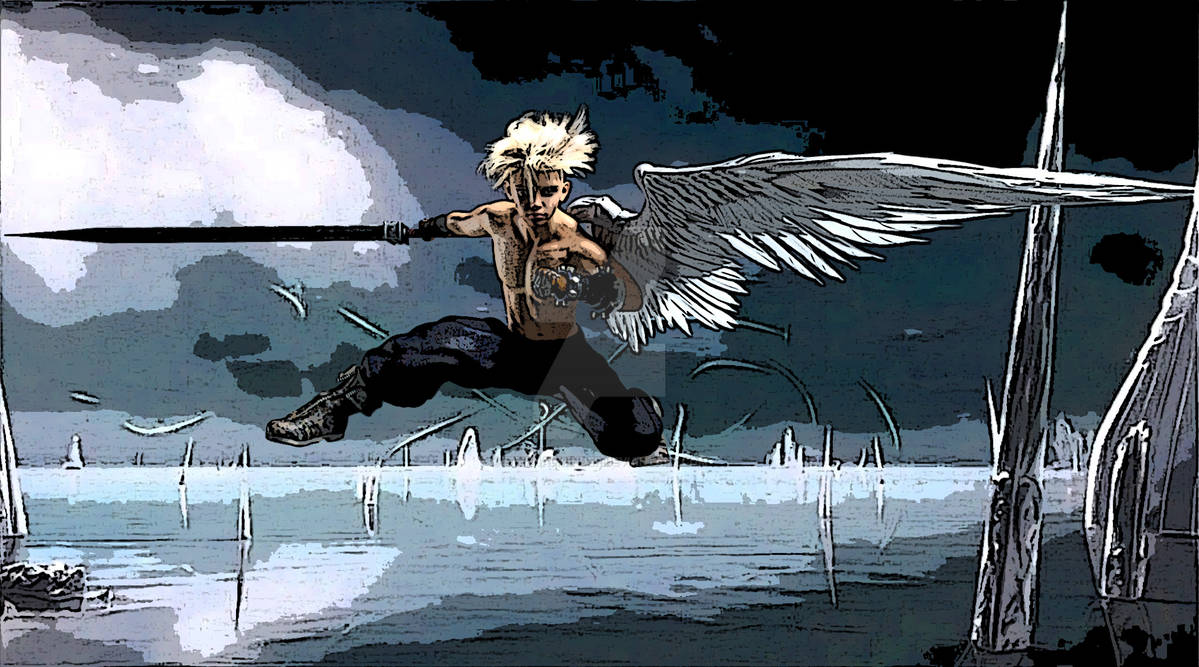 Wing Ridden Angel Thumbnail One Winged Angel 03 by EternalRender on DeviantArt