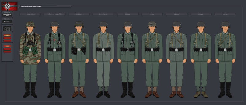 German Rifle Squad, 1943