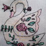 Floral swan