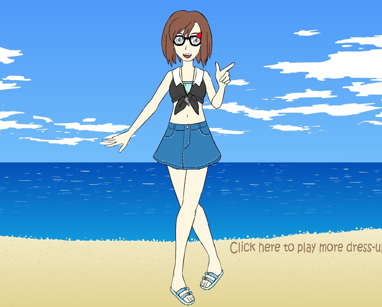 Monika Summertime Yellow Bikini Sprites (Remake) by GwendolyX10 on  DeviantArt