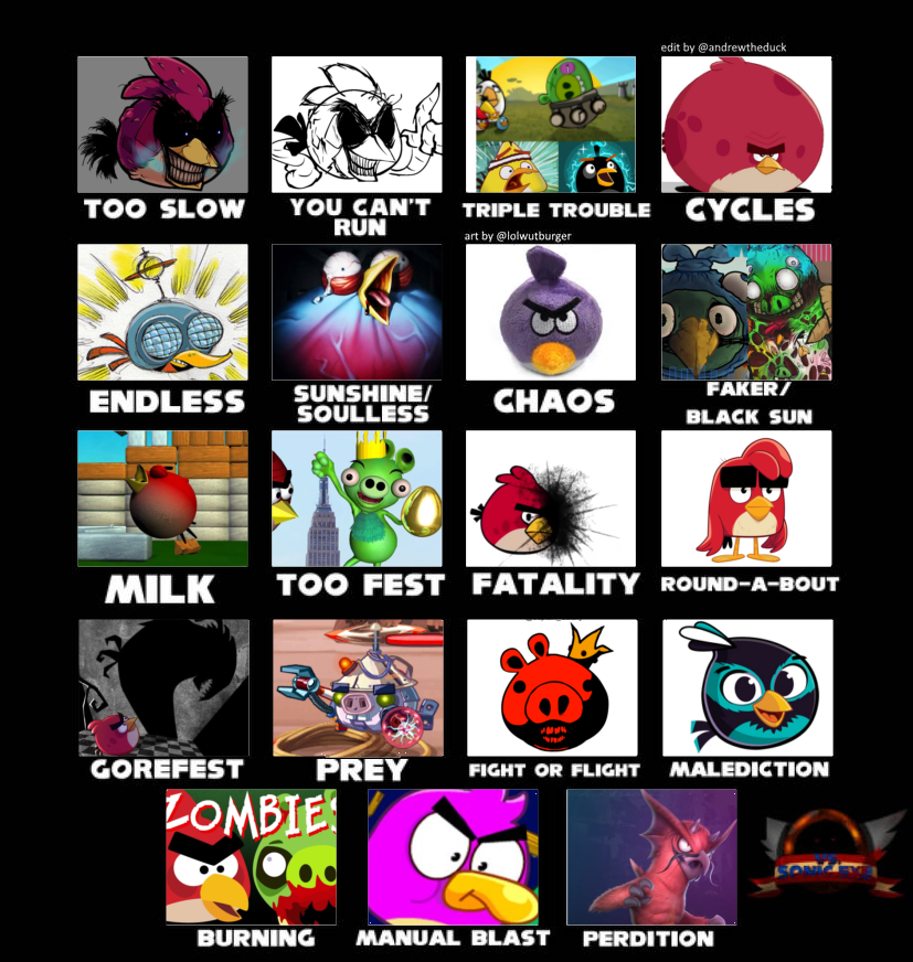 Exe Cast Sonic.exe cast (rovio relude) by Jadethemogirl2008 on DeviantArt