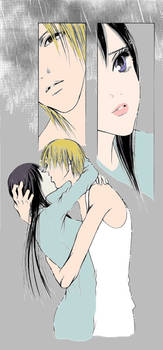 Kyohei and Sunako kiss