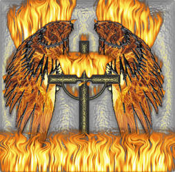 burning cross