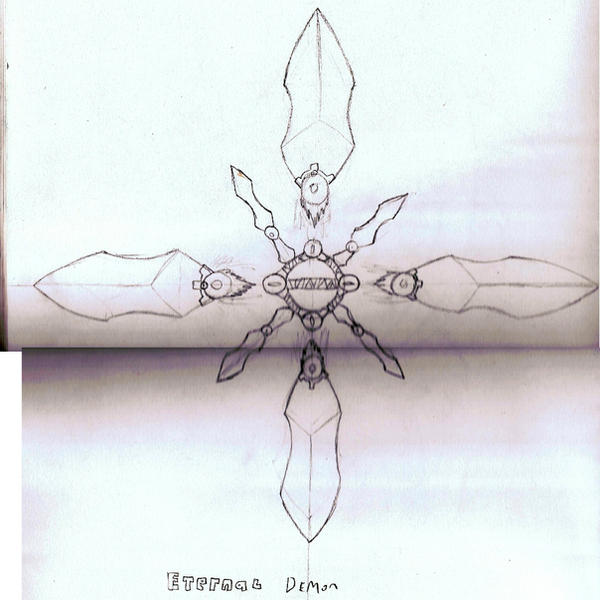 Eternal Demon sketch by FluffyXai on DeviantArt