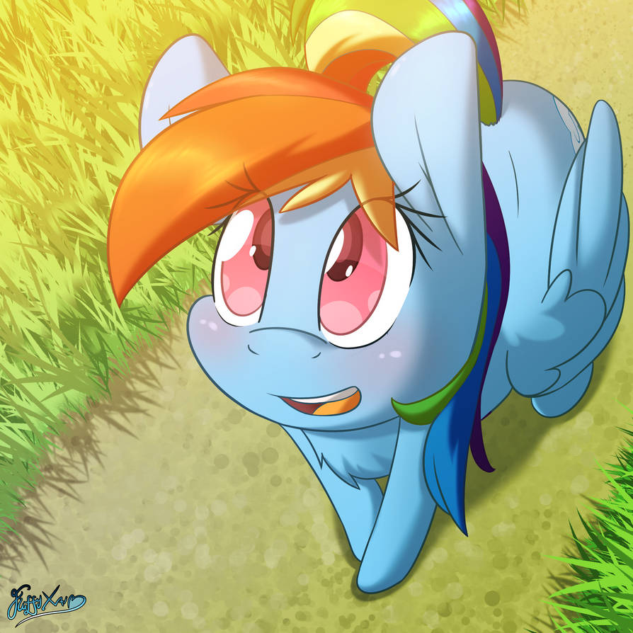 Whatcha doin' up there? by FluffyXai
