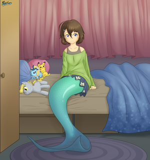 Mermaid In Bedroom