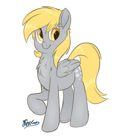 Derpy Practice Sketch by FluffyXai