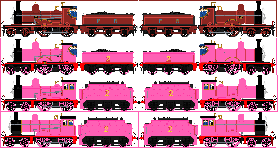 Pink Engine Drawing Alice the Pink Engine (Realistic Style) by ConadinaWarrior1 on DeviantArt