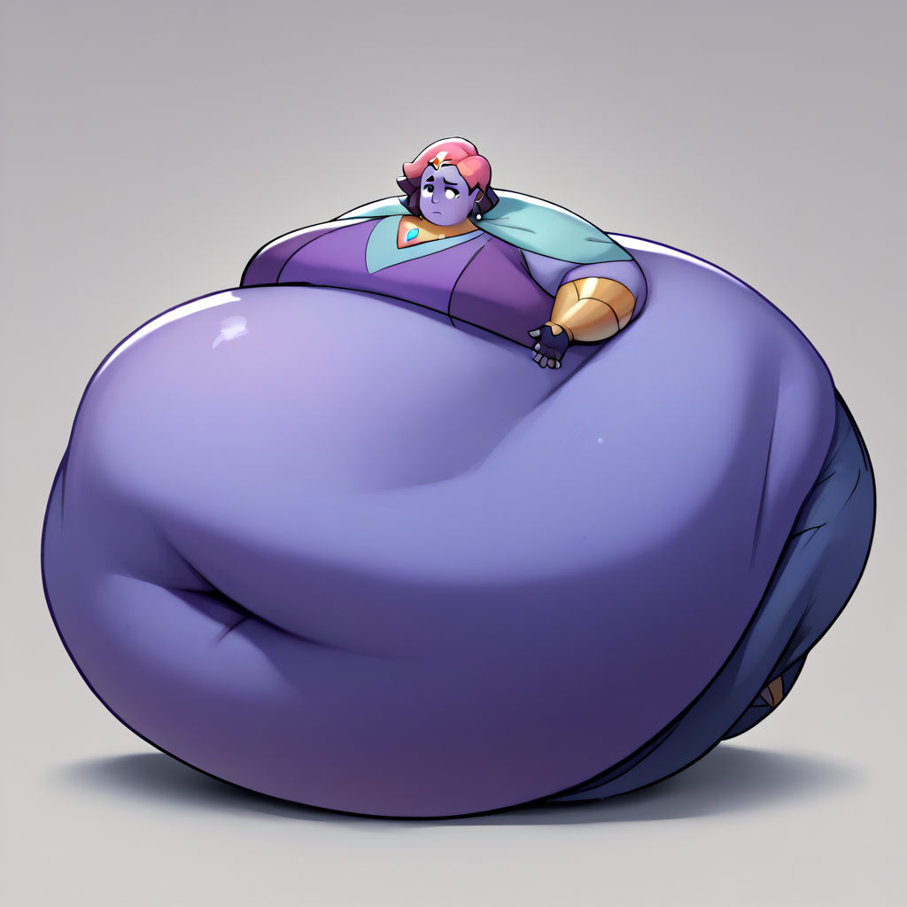 Overwatch Inflatioon Queen Glimmer Blueberry Inflation (AI Art) by ConadinaWarrior1 on ...