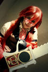 Kuroshitsuji Grell Cosplay: Listen to it purr by BloodlustDetox