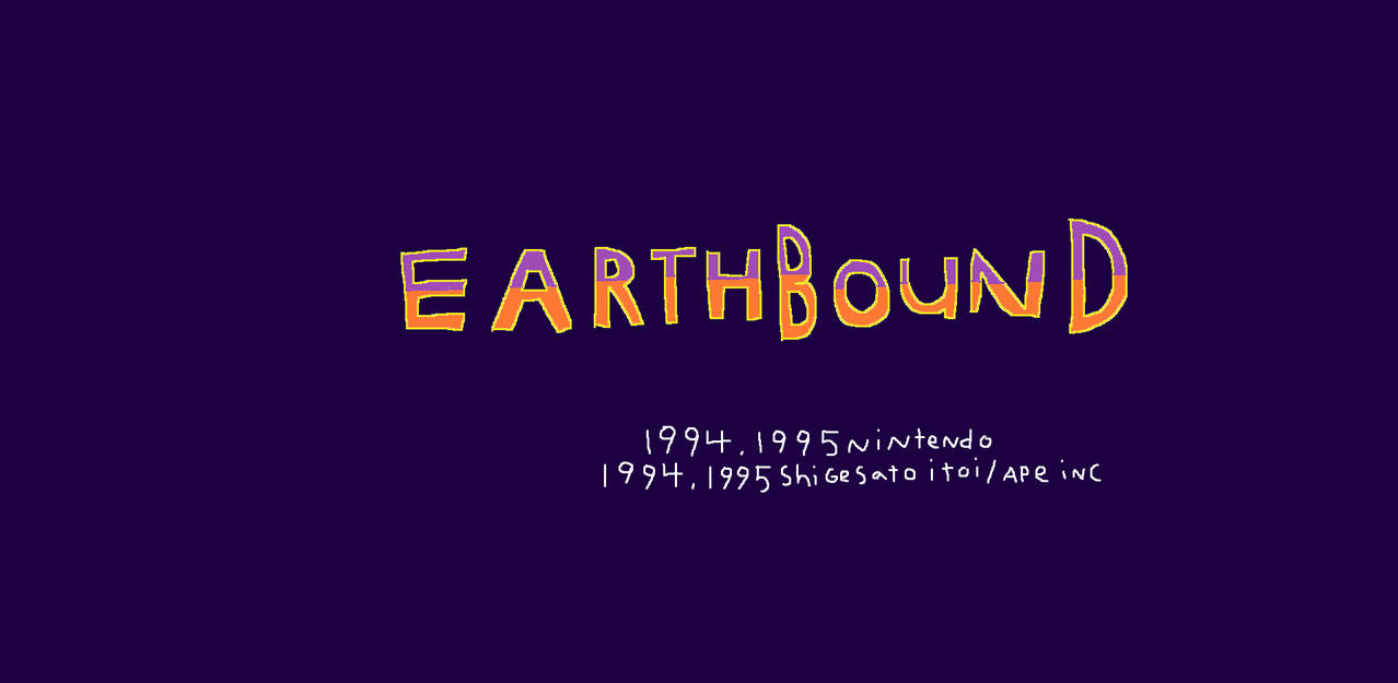 Earthbound Graphics Earthbound Logo by heronights2000 on DeviantArt