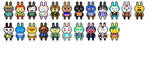 Animal Crossing Rabbits Mother 3 Style by heronights2000