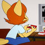 Cindy Playing The Famicom