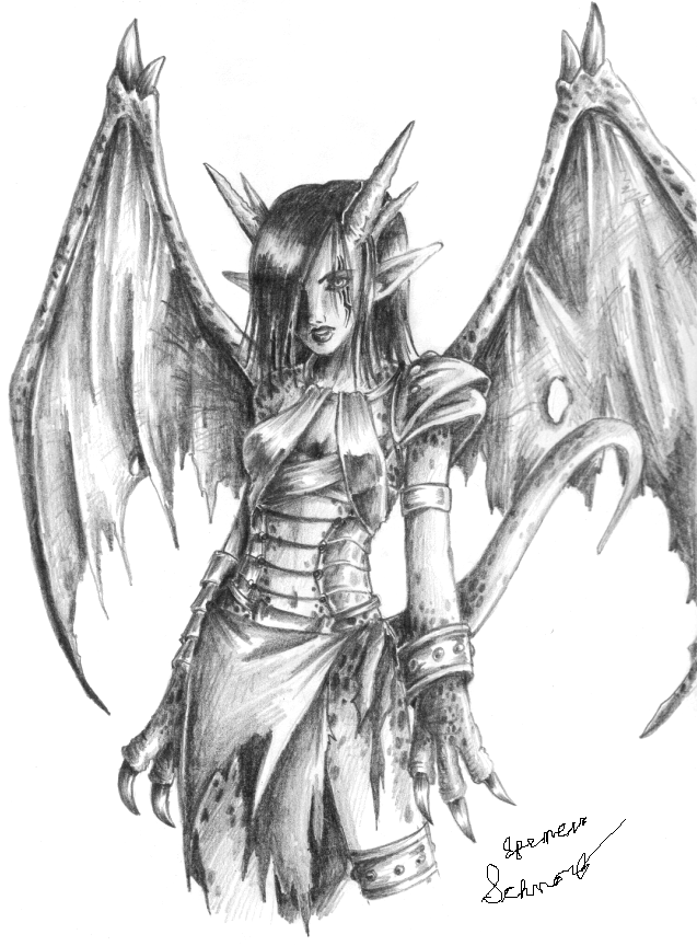 Female Dragonkin by XSpiritofWolvesX on DeviantArt