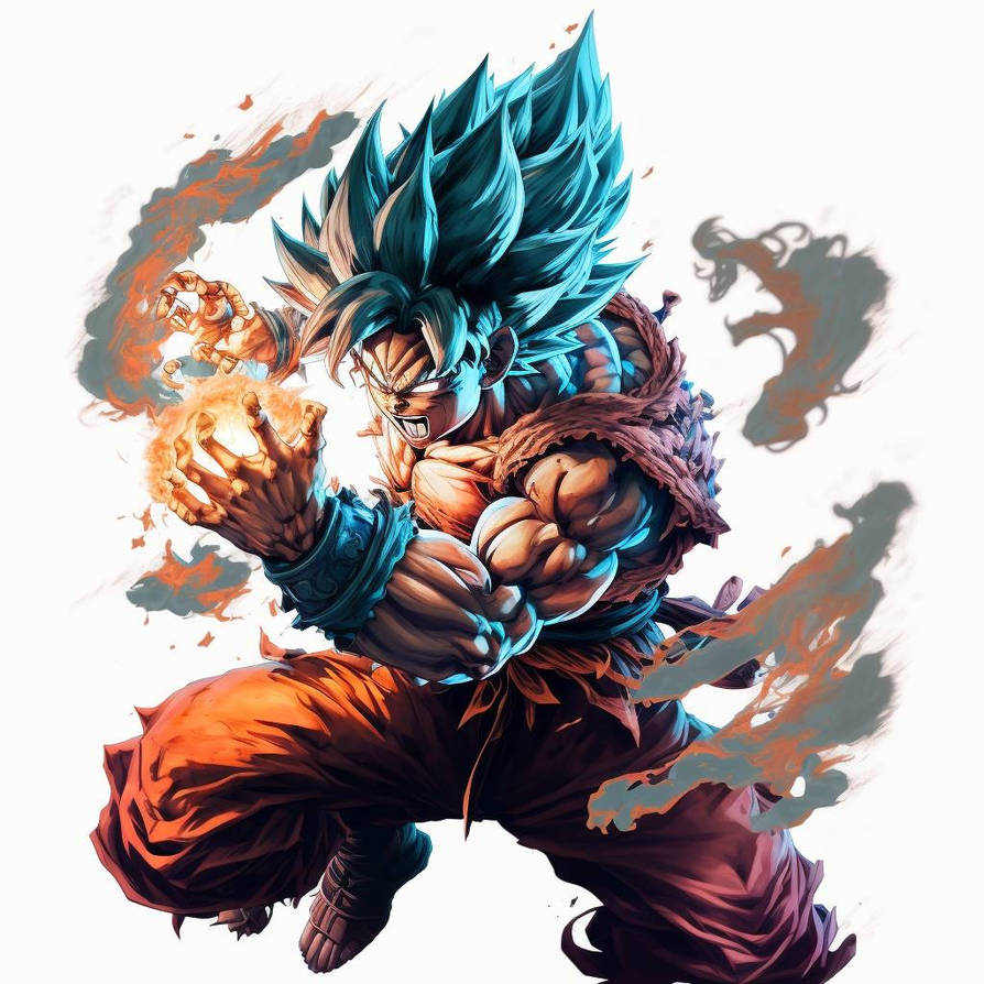 Ai generated Super Saiyan Blue Goku realistic by Jaggys9750 on DeviantArt