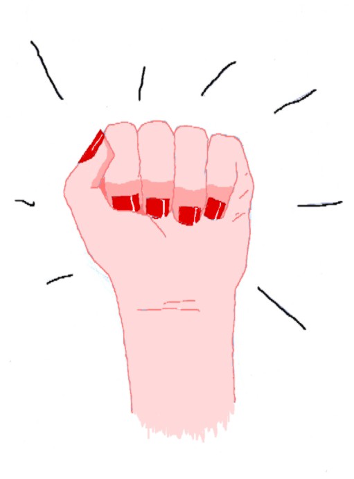 Red Nails Fist