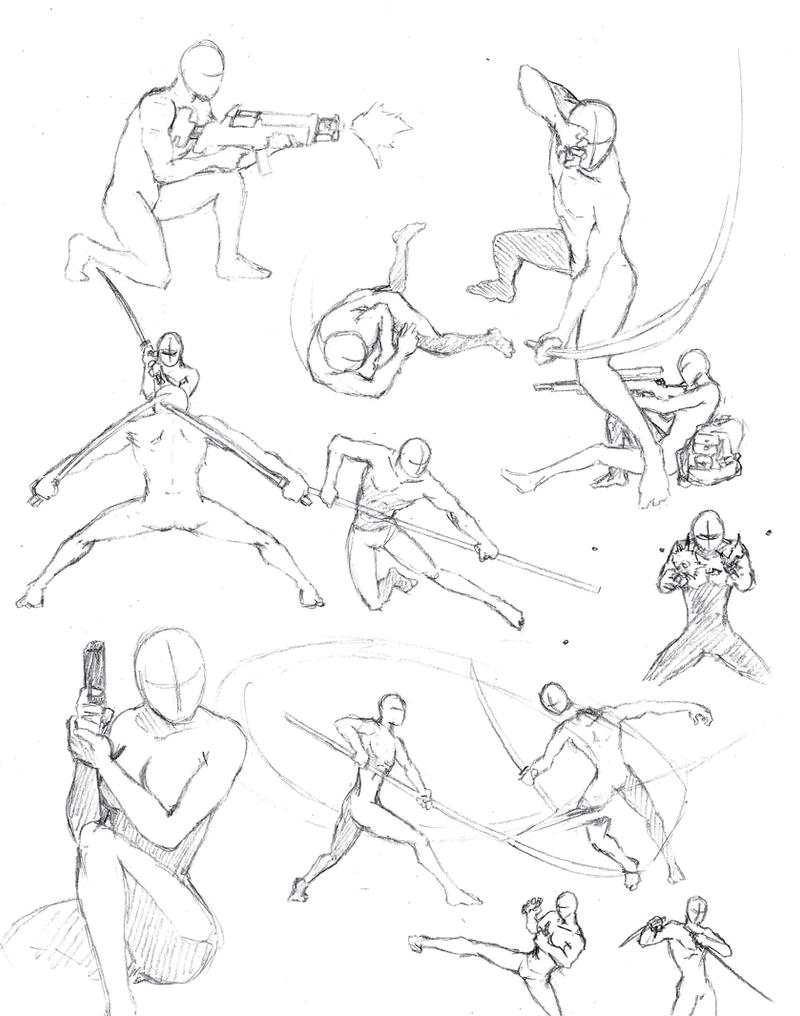 Anime Action Poses