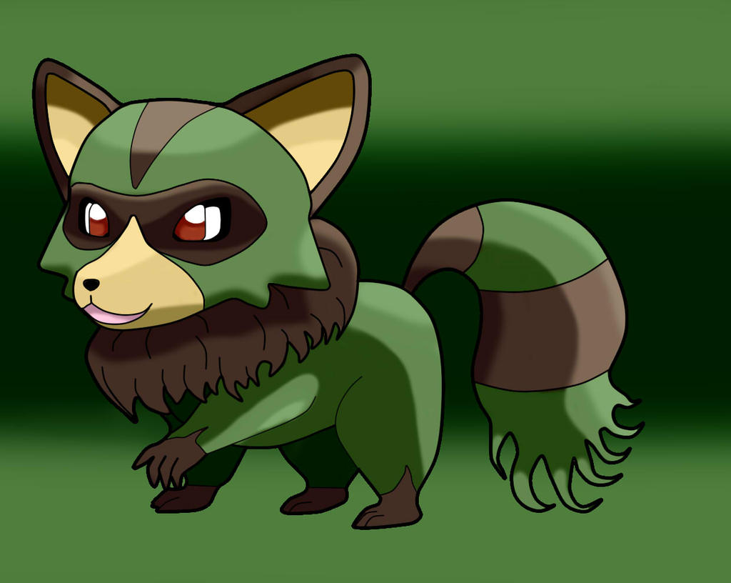 Grass Racoon by Charleemanderz on DeviantArt